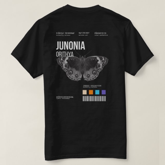 INSEKTER INSAMLING T SHIRT (Design baksida)