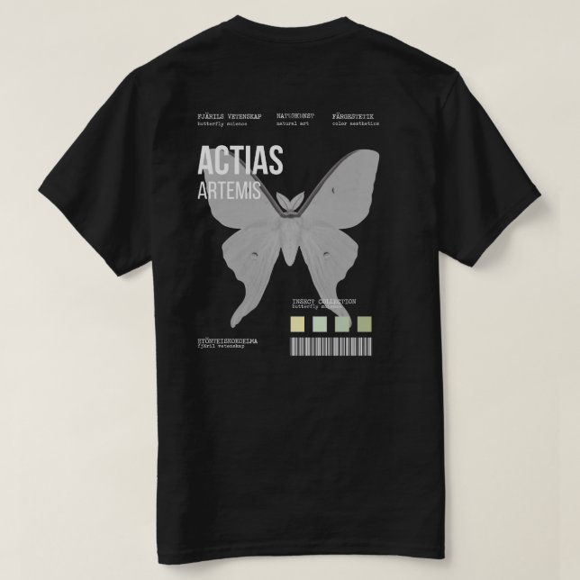INSEKTER INSAMLING T SHIRT (Design baksida)