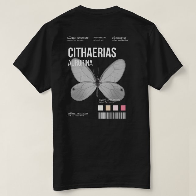INSEKTER INSAMLING T SHIRT (Design baksida)