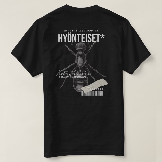 INSEKTER INSAMLING T SHIRT (Design baksida)