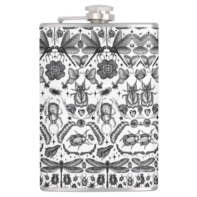 Insekter och skalbaggar fickplunta (Framsidan)