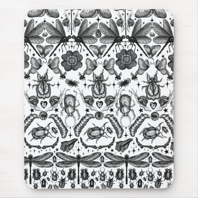 Insekter och skalbaggar musmatta (Framsidan)