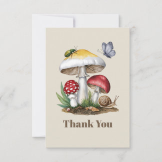 Insekter skogstyp i svamprum tack kort