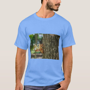 Insektinspirerad konstnärlig natur t-shirt