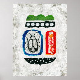 Insektra är "Cute Poster Wall Art" - Abstrakt Art