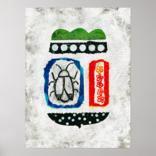 Insektra är "Cute Poster Wall Art" - Abstrakt Art