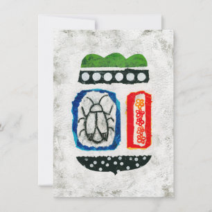 Insektra är ett kort för snabb hälsning - Abstrakt