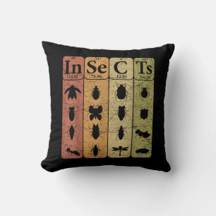 Insektra Bord - Retro Entomolog Gif Kudde