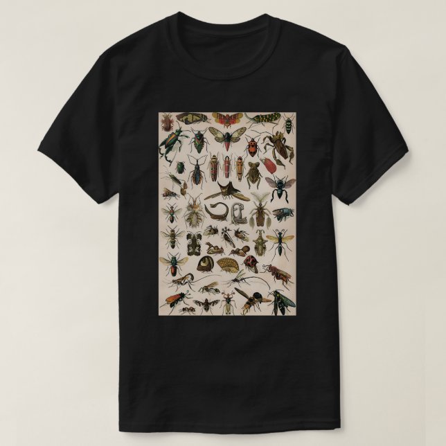 Insektra från värld runt-samling t shirt (Design framsida)
