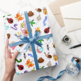 Insektspresentpapper, Barn Bug Födelsedagspresentp Presentpapper