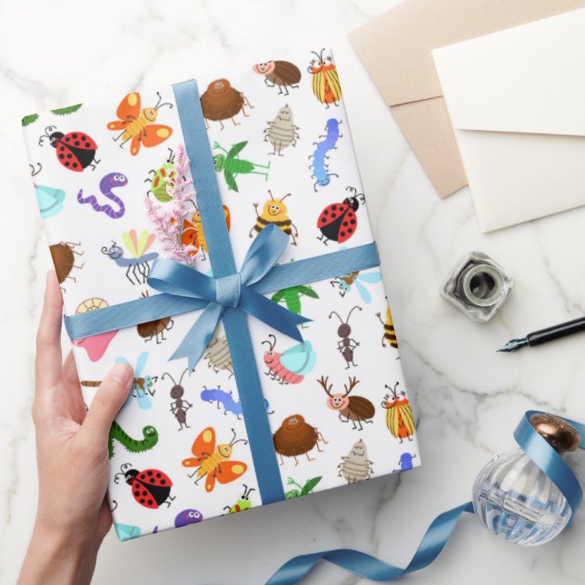 Insektspresentpapper, Barn Bug Födelsedagspresentp Presentpapper (Gifting)