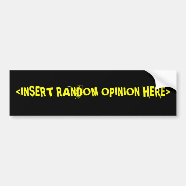 <INSERT RANDOM OPINION HERE> BILDEKAL (Framsidan)