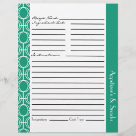 Inserter för länkade eternity Ringar Recept - Teal