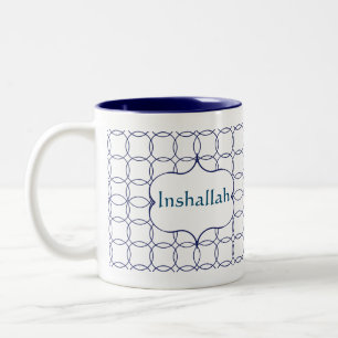 Inshallah, islamisk arabisk gåva mugg