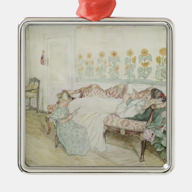 Insida 1898 julgransprydnad metall (Framsidan)