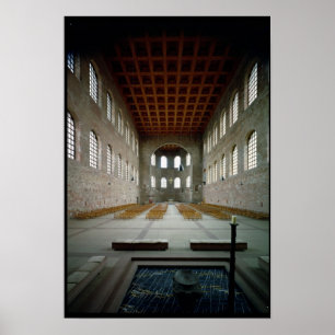 Insida av basilicaen, 4th århundradeANNONS för Poster