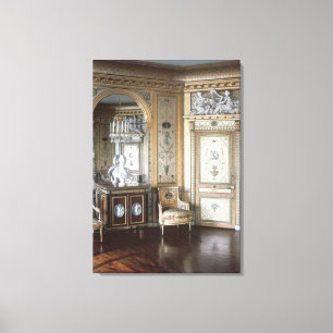 Insida av boudoiren av Marie Antoinette Canvastryck