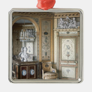 Insida av boudoiren av Marie Antoinette Julgransprydnad Metall