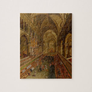 Insida av den Canterbury domkyrkan, c.1675-1700 Pussel