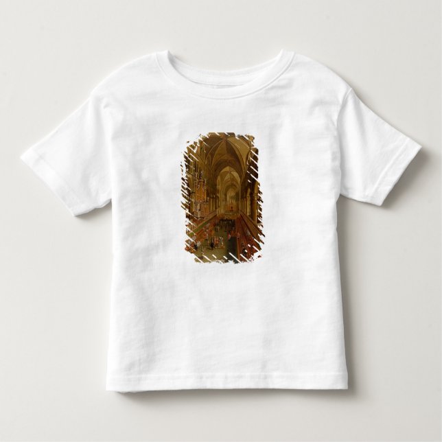 Insida av den Canterbury domkyrkan, c.1675-1700 T-shirt (Framsida)
