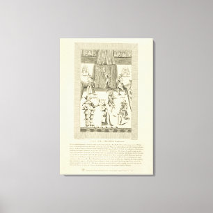 Insida av den röda tjurlekstugan, frontispiece canvastryck