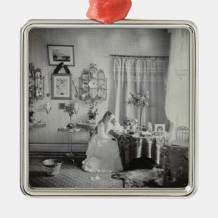 Insida av det Muckross huset, c.1865 Julgransprydnad Metall