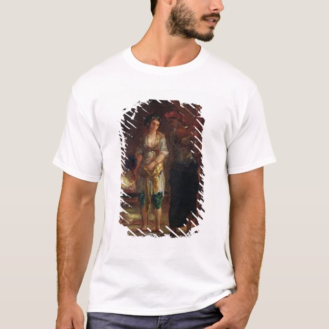 Insida av en Harem i Oran, c.1847 Tee Shirt (Framsida)