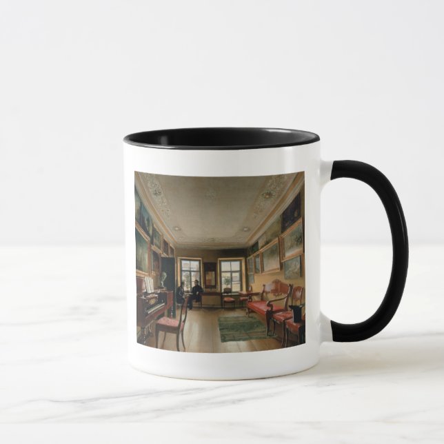 Insida av en mangårdsbyggnad, 1830s mugg (Höger)