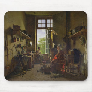 Insida av ett kök, 1815 musmatta