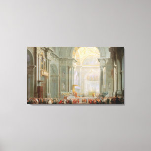 Insida av ett St Peter, Rome Canvastryck