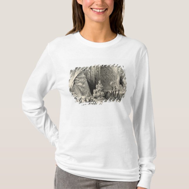 Insida av grottoen av Antiparos T Shirt (Framsida)