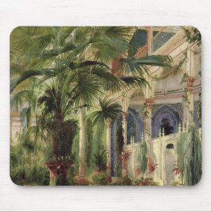 Insida av handflatanhuset på Potsdam, 1833 Musmatta