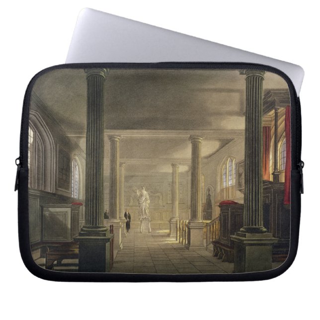 Insida av juridisk fakultet, Cambridge, från 'Het Laptop Sleeve (Framsidan)