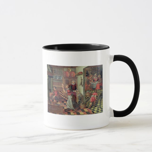 Insida av kök, kvällsmålet på Emmaus Mugg (Höger)