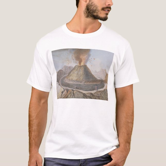 Insida av kotten av Vesuvius för et 1767 T-shirt (Framsida)