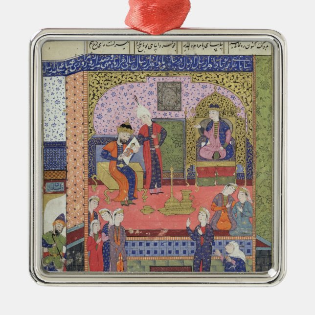 Insida av kungen av Persien slott Julgransprydnad Metall (Framsidan)