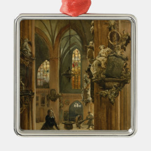 Insida av kyrkan av St Nicholas, Berlin Julgransprydnad Metall