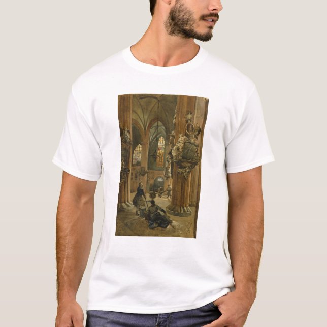 Insida av kyrkan av St Nicholas, Berlin T Shirt (Framsida)