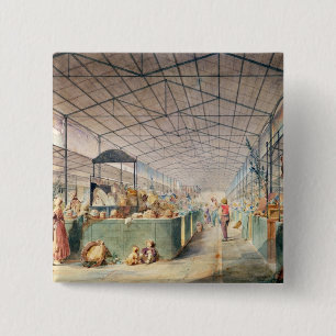 Insida av Les Halles, 1835 Knapp