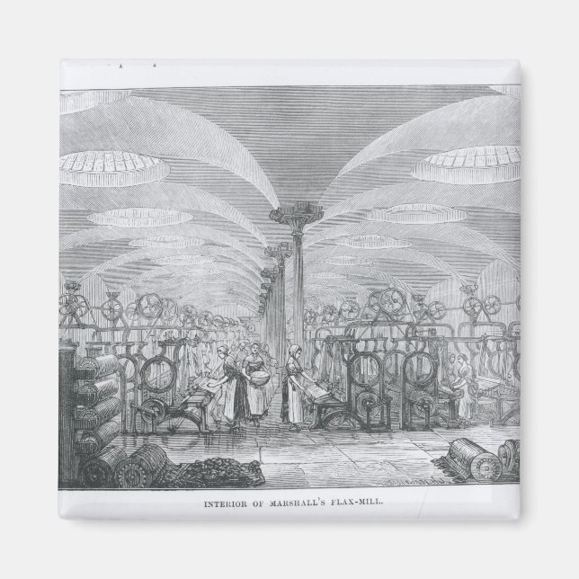 Insida av Marshall's Flax-Mill Magnet (Framsidan)