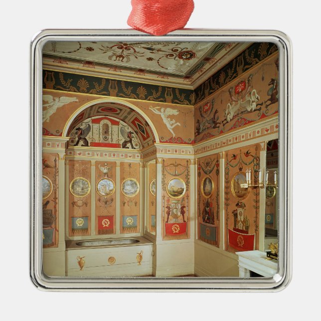 Insida av Napoleons badrum som byggas i 1807 Julgransprydnad Metall (Framsidan)