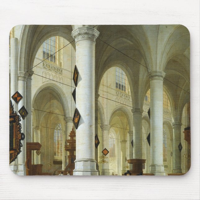 Insida av Ouden Kerk i Delft Musmatta (Framsidan)