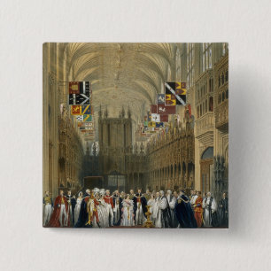 Insida av Sts George kapell, 1838 (färglithoen Knapp