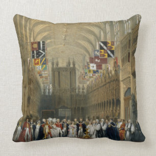 Insida av Sts George kapell, 1838 (färglithoen Kudde