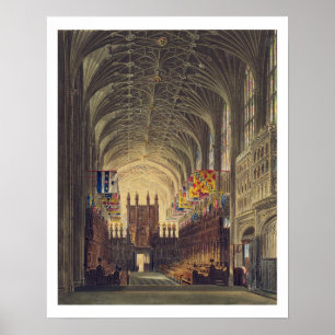 Insida av Sts George kapell, Windsor slott, f Poster