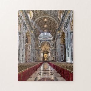 Insida av Sts Peter Basilica Pussel