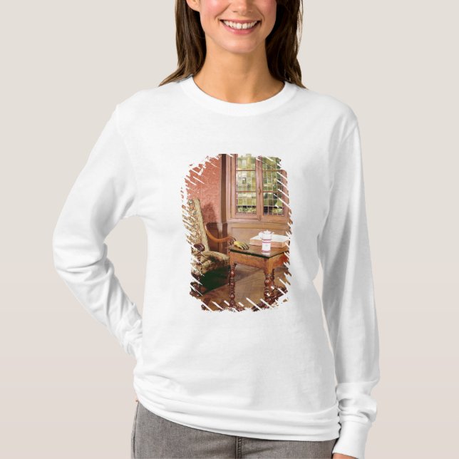 Insida av studien av Honore de Balzac Tee (Framsida)