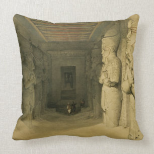 Insida av tempelet av Abu Simbel, från "egypten Kudde