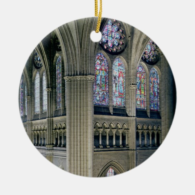 Insida av transeptkorsningen som invigas 121 julgransprydnad keramik (Framsidan)