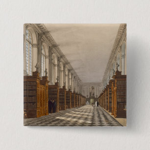 Insida av Trinityhögskolabibliotek, Cambridge, fr Knapp